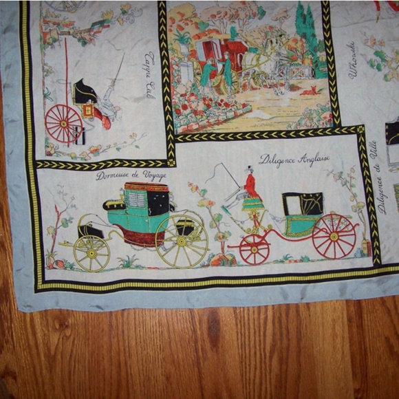 VTG - Look-A-like Carré Hermès - "Diligences" - Picture 5 of 7